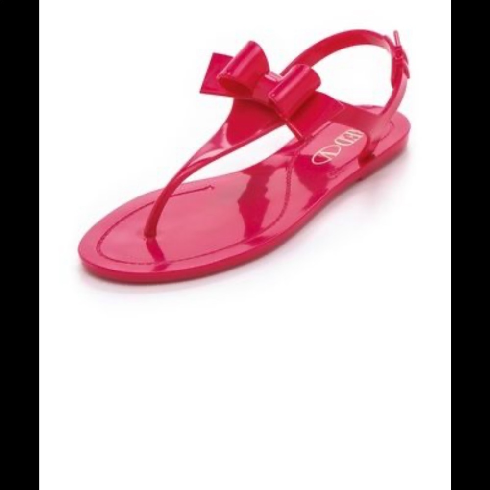 Red Valentino Bowie Jelly Sandals Size 37 Pink Authentic